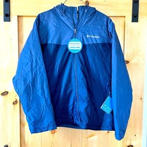 Men’s Fleece-lined Columbia Rain Jacket